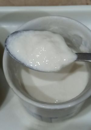 A picture of Milk pak sa homemade dahi.