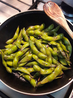 Una foto de Edamame snack