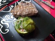 Una foto de mantequilla redondo