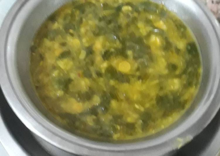 Easiest Way to Make Perfect Moong dhuli dal with Palak