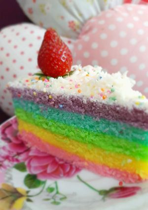 Foto resep Rainbow cake