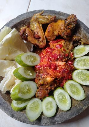 Foto resep Ayam goreng sambel bawang