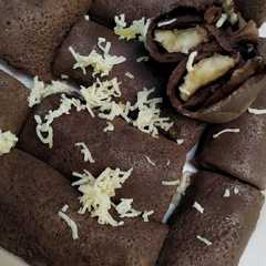 รูปของ Dadar Cokelat Pisang Keju