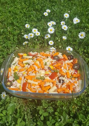 Une photo de Salade de riz et carotte #carotte #batailleencuisine