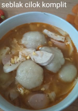 Foto resep Seblak cilok komplit