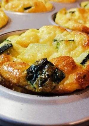 A picture of Zucchini Frittata Muffins.