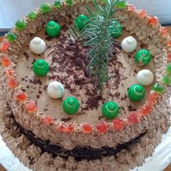 A picture of Chocolate sponge # mums recipe.