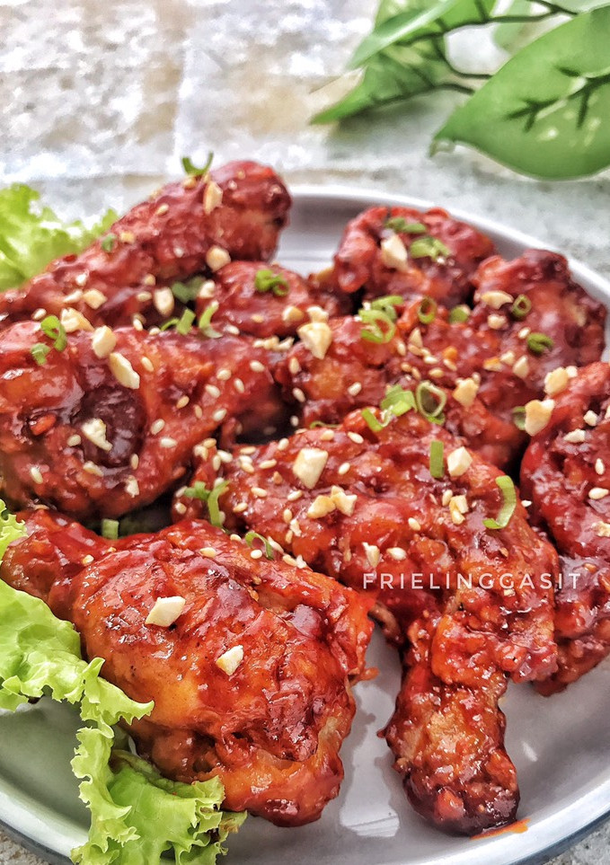 Foto resep Dakgangjeong Enak dan Mudah, the best ever Korean Fried Chicken