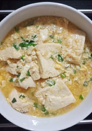 Foto resep Tahu Jepang Kuah Mixed Egg Saus Tiram