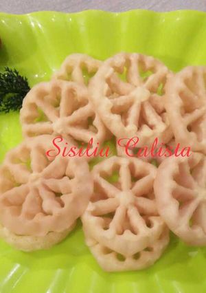 Foto resep Kembang goyang rasa pandan