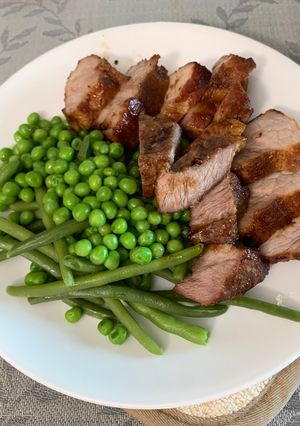 A picture of Hong Kong Style BBQ Pork (Char siu) 蜜汁叉燒.