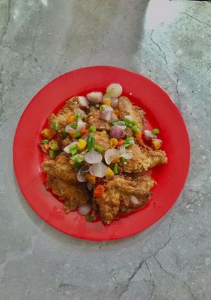 Foto resep Sayap goreng terasi