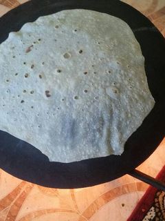 صورة لوصفة خبز الصاج