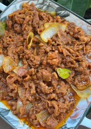 Foto resep Spicy Beef Sliced