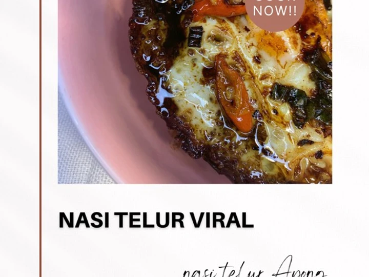 Langkah Gampang Membuat Resep Nasi Telor Viral / nasi Telor pontianak yang Lezat Anti Ribet, Bikin Ngiler