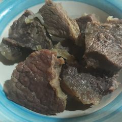 A picture of Boiled beef.