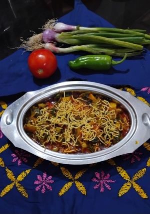 A picture of Spring Onion Sabji.