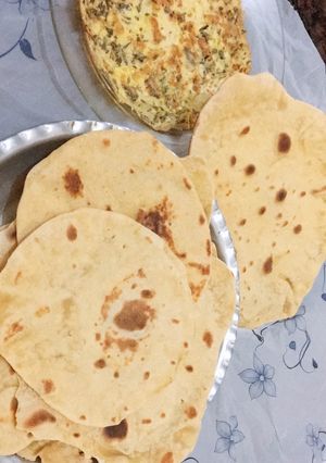 عکسی از دستور نان تابه ای خانگی
