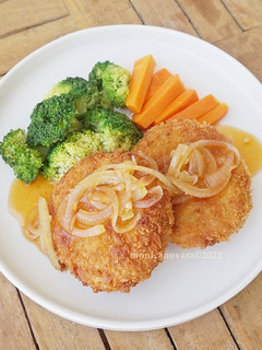 Foto resep Steak Tempe Saus Asam Manis (MPASI 1 th+ dan Dewasa)