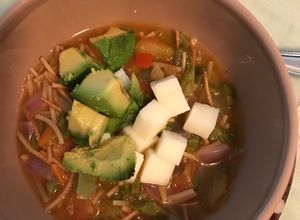 Una foto de Sopita rápida