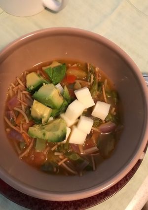 Una foto de Sopita rápida