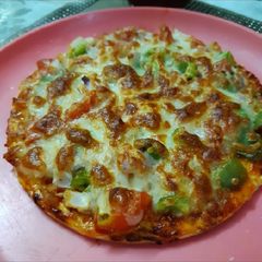 A picture of Cheese burst pizza.
