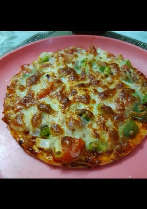 A picture of Cheese burst pizza.