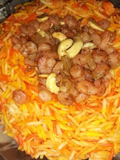 صورة لوصفة قريدس بالكاجو
