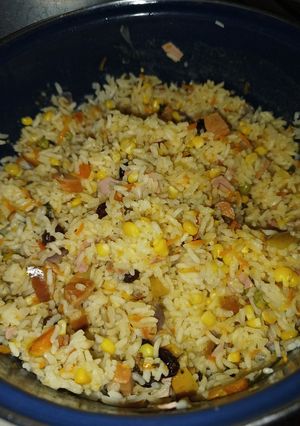 Una foto de Arroz navideño