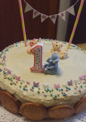 Una foto de Pastel de cumpleaños para Emma