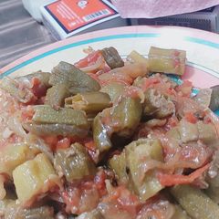 A picture of Bhindi fry.