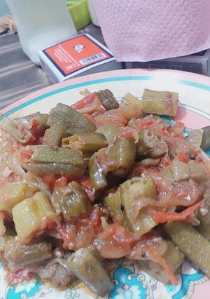 A picture of Bhindi fry.