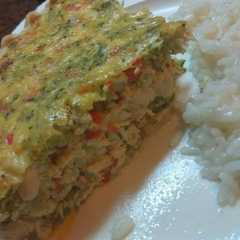Una foto de Tarta de pollo y brócoli
