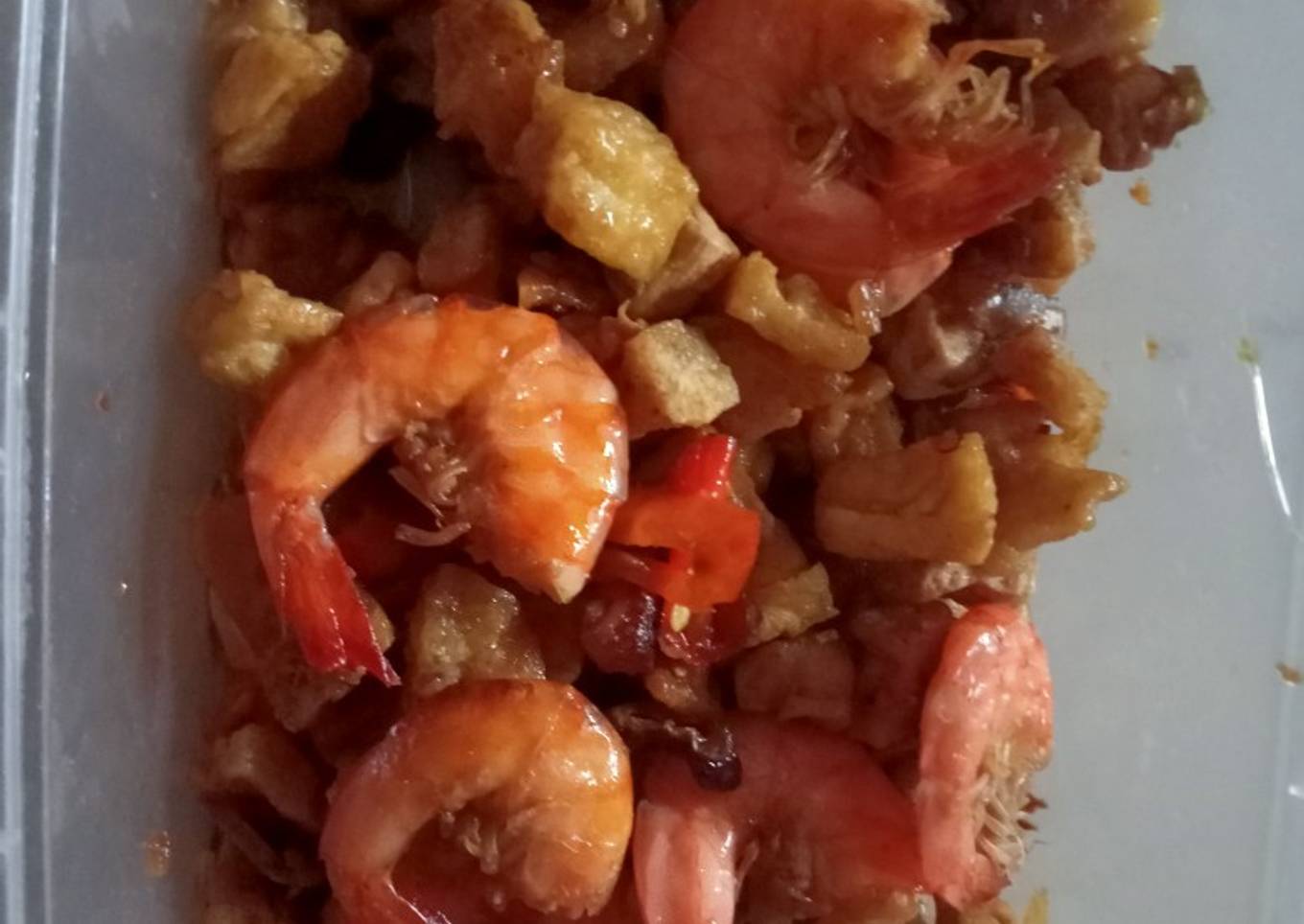 Udang tahu kecap