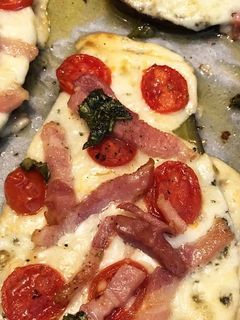 Una foto de Berenpizza · Pizza con base de berenjena