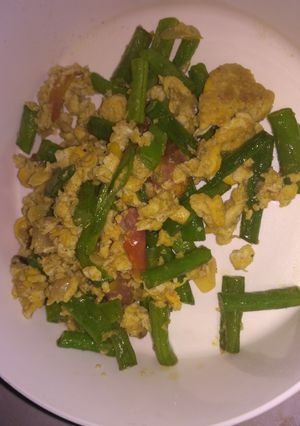 Foto resep Oseng buncis telor