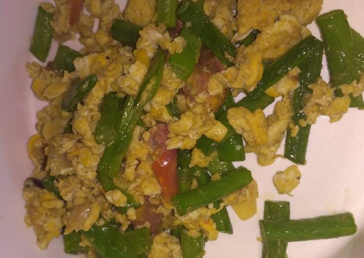 Oseng buncis telor