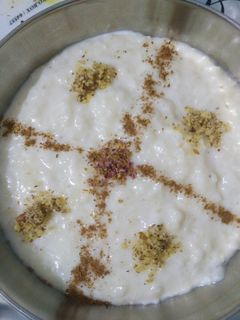 عکسی از دستور شیر برنج