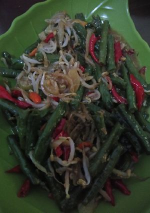 Foto resep Tumis kacang panjang with toge