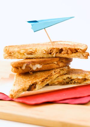 A picture of Chicken Grilled Cheese Sandwiches.