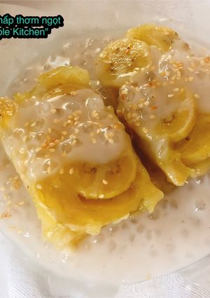 Hình của món Bánh Chuối hấp thơm ngọt.