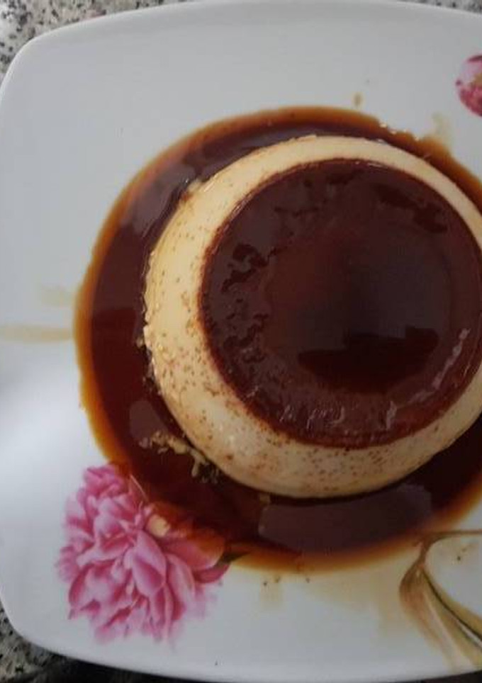 Una foto de Flan de piña 2º
