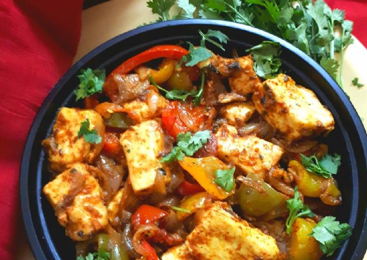 Steps to Make Ultimate Paneer capsicum masala