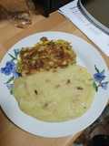 Trinxat con tortilla de bacalao
