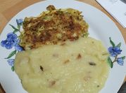 Una foto de tortilla de patata con bacon