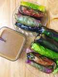 Healthy Five-Color Spring Rolls