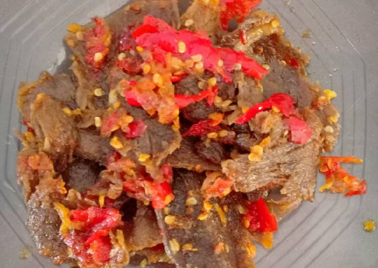 Cara Membuat Dendeng balado Sederhana Dan Enak