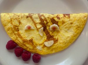 Zdjęcie przepisu Szybki omlet na słodko.