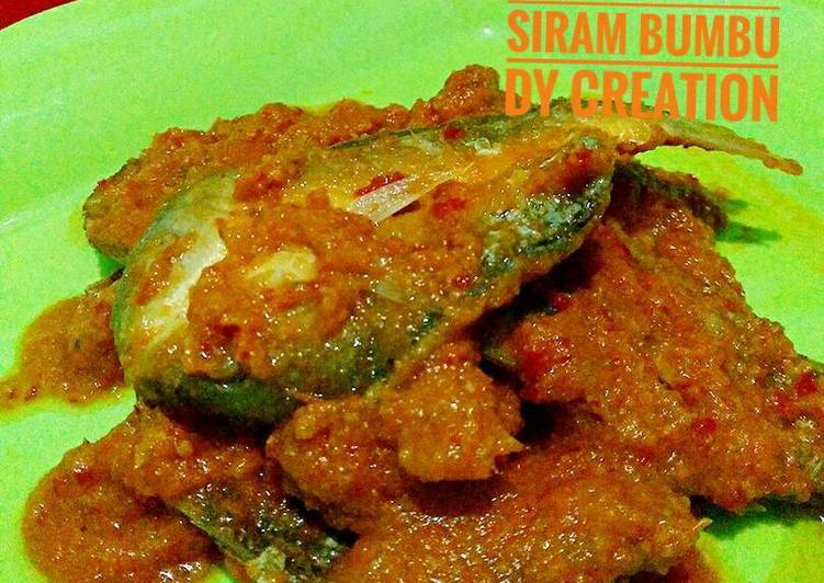 Ikan asin siram bumbu