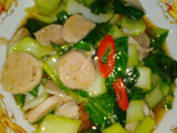 Tumis Pakcoy Bakso